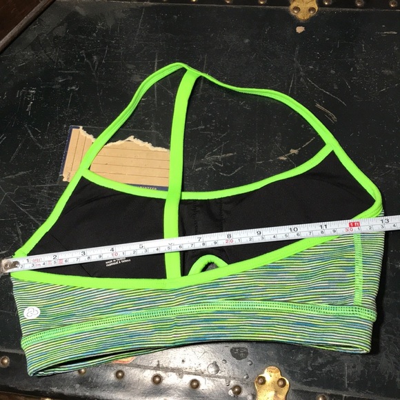 Zella sports bra green blue padded XS - Picture 2 of 4